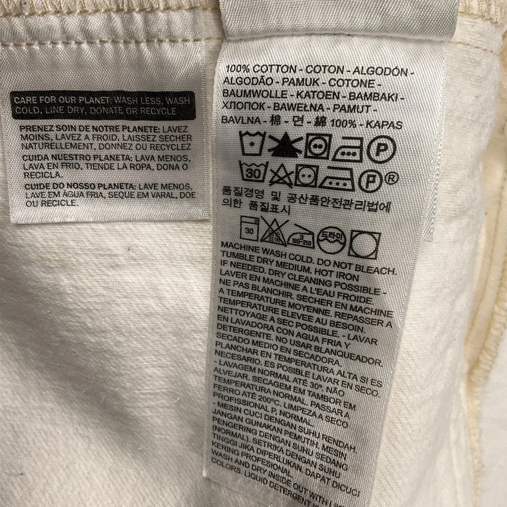 Levis Trucker Jacket Mens XXL White 72334-0292 Gorpcore Americana Beach Denim - Picture 5 of 12